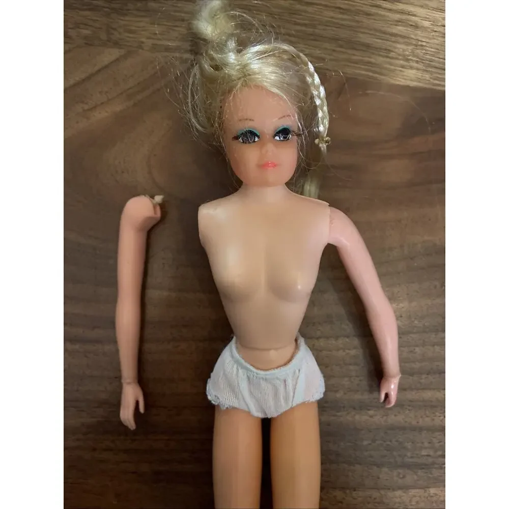 Mattel PJ Mod Live Action Barbie Nude Doll Vintage 1970's ~ Nude